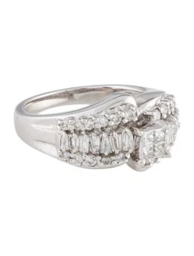 Pre-owned Ring 14k 1.00ctw Diamond Cocktail  In Multi