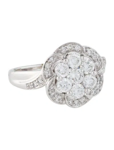 Pre-owned Ring 14k 1.00ctw Diamond Cocktail  In Multi