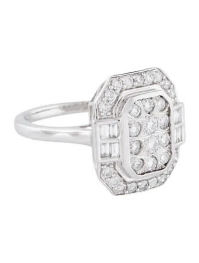 Pre-owned Ring 14k 1.00ctw Diamond Cocktail  In Multi