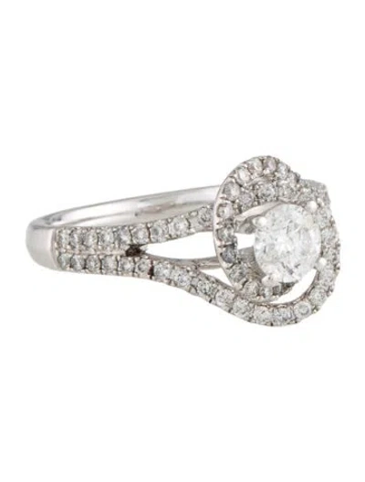 Pre-owned Ring 14k 1.00ctw Diamond Cocktail  In Multi