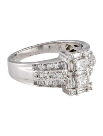 Pre-owned Ring 14k 1.00ctw Diamond Cocktail  In Multi