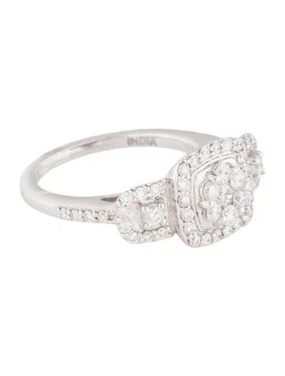 Pre-owned Ring 14k 1.00ctw Diamond Cocktail  In Multi