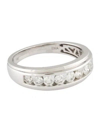 Pre-owned Ring 14k 1.00ctw Diamond Wedding Band In Multi