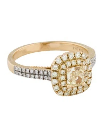 Pre-owned Ring 14k 1.00ctw Engagement  In Multi
