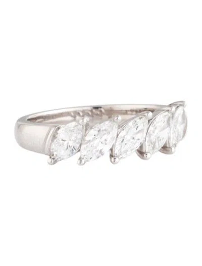 Pre-owned Ring 14k 1.00ctw Lab-grown Diamond Band In Multicolor