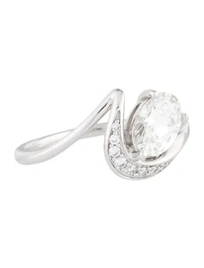 Pre-owned Ring 14k 1.00ctw Lab-grown Diamond Cocktail  In Multi