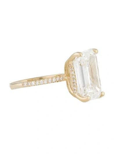 Pre-owned Ring 14k 10.19ctw Lab-grown Diamond Cocktail  In Multi