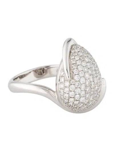 Pre-owned Ring 14k 1.01ctw Diamond Cocktail  In Multi
