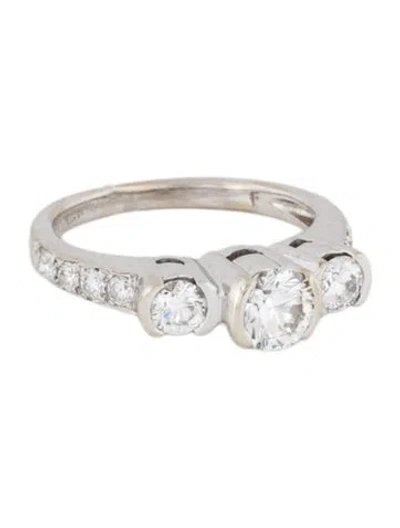 Pre-owned Ring 14k 1.01ctw Diamond Engagement  In Multi