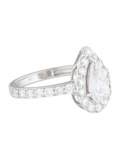 Pre-owned Ring 14k 1.02ct Lab-grown Diamond Engagement  In Multi