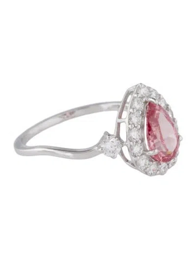 Pre-owned Ring 14k 1.04ct Lab-grown Diamond Engagement  In Multi