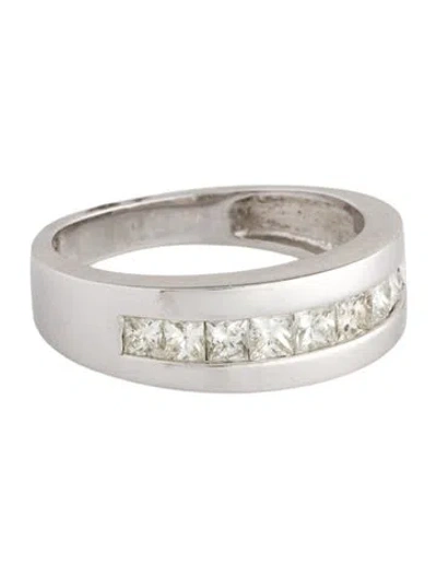 Pre-owned Ring 14k 1.05ctw Diamond Wedding Band In Multi