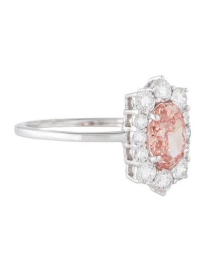 Pre-owned Ring 14k 1.06ct Lab-grown Diamond Engagement  In Multi