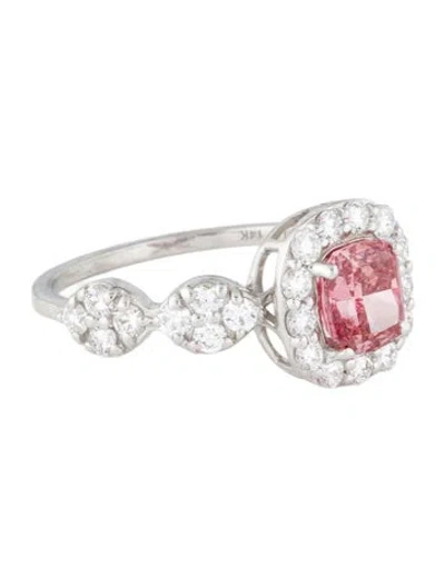 Pre-owned Ring 14k 1.06ct Lab-grown Diamond Engagement  In Multi
