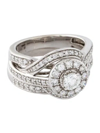 Pre-owned Ring 14k 1.09ctw Diamond Wedding Set S In Multi