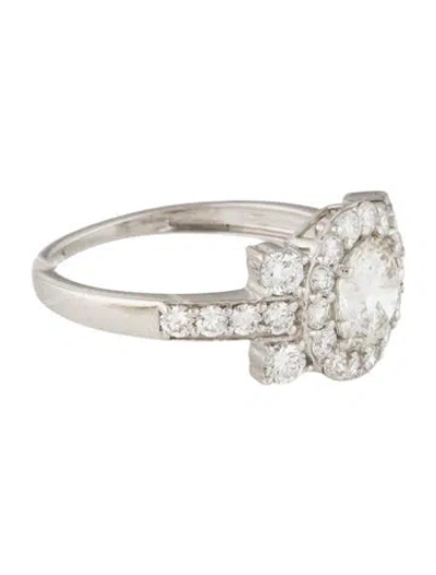 Pre-owned Ring 14k 1.10ct Lab-grown Diamond Cocktail  In Multi