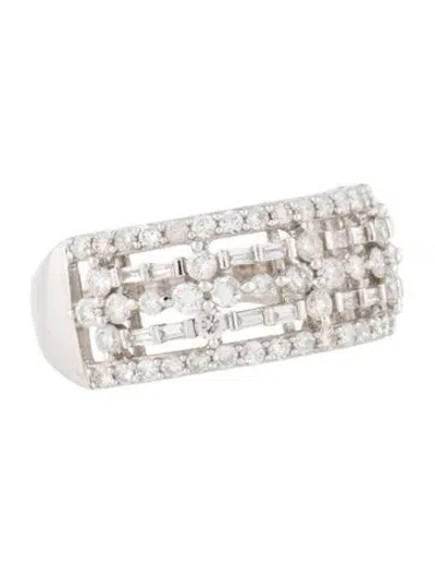 Pre-owned Ring 14k 1.10ctw Diamond Band In Multi
