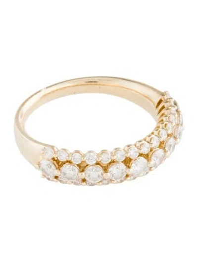 Pre-owned Ring 14k 1.10ctw Diamond Band In Multi