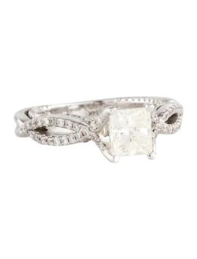 Pre-owned Ring 14k 1.10ctw Diamond Cocktail  In Multicolor