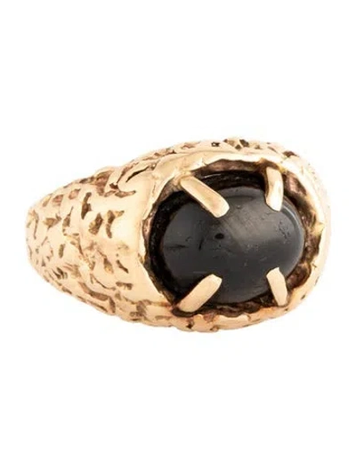 Pre-owned Ring 14k 11.16ct Star Sapphire Cocktail  In Multicolor