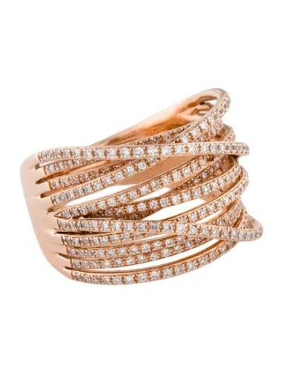 Pre-owned Ring 14k 1.16ctw Diamond Band  In Multi