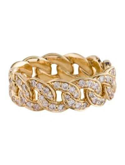Pre-owned Ring 14k 1.16ctw Diamond Eternity Band In Multicolor