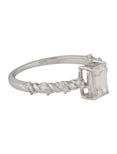 Pre-owned Ring 14k 1.16ctw Lab-grown Diamond Engagement  In Multi