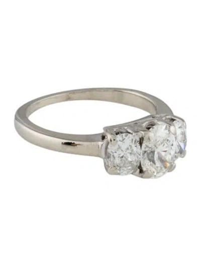 Pre-owned Ring 14k 1.17ctw Diamond Three-stone  In Multi