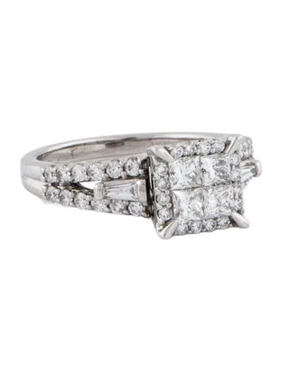 Pre-owned Ring 14k 1.18ctw Diamond Engagement  In Multi