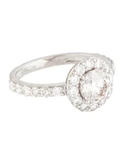 Pre-owned Ring 14k 1.19ct Lab-grown Diamond Cocktail  In Multicolor