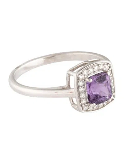 Pre-owned Ring 14k 1.19ct Sapphire & Diamond Cocktail  In Multicolor