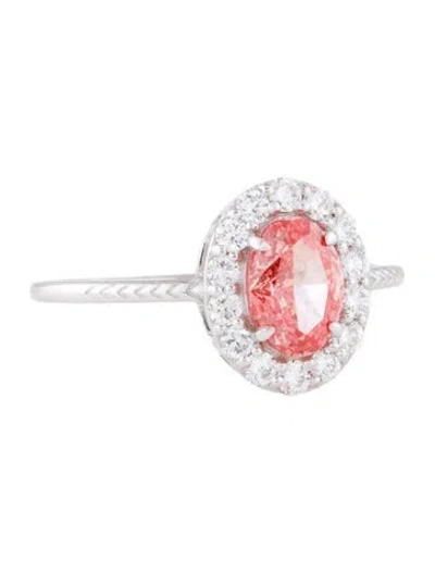 Pre-owned Ring 14k 1.20ctw Lab-grown Diamond Cocktail  In Multi