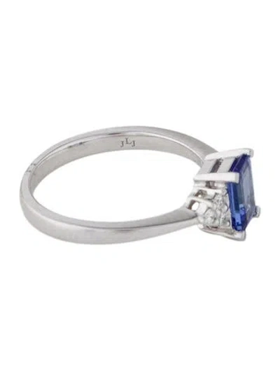 Pre-owned Ring 14k 1.21ct Tanzanite & Diamond Cocktail  In Multi