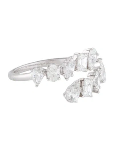 Pre-owned Ring 14k 1.22ctw Diamond Bypass  In Multi