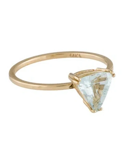 Pre-owned Ring 14k 1.22ctw Tourmaline Cocktail  In Multi