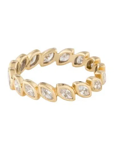 Pre-owned Ring 14k 1.23ctw Diamond Eternity Band In Multi