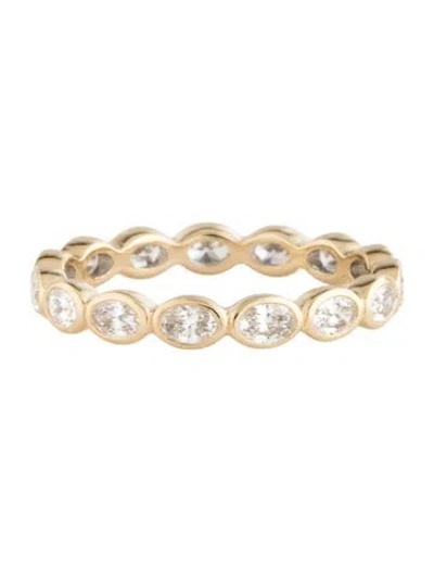 Pre-owned Ring 14k 1.23ctw Diamond Eternity Band In Multicolor