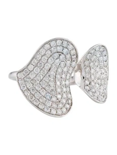 Pre-owned Ring 14k 1.23ctw Diamond Open Cocktail  In Multi
