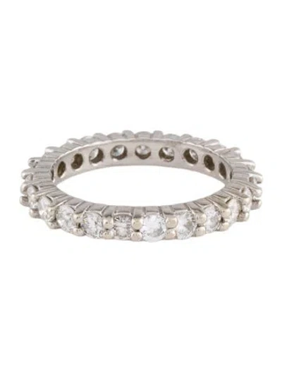 Pre-owned Ring 14k 1.24ctw Diamond Eternity Band In Multi