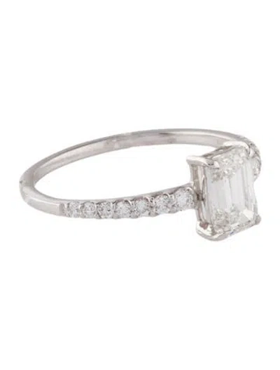 Pre-owned Ring 14k 1.24ctw Lab-grown Diamond Cocktail In Multi