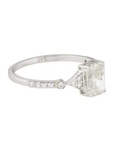 Pre-owned Ring 14k 1.24ctw Lab-grown Diamond Engagement  In Multi