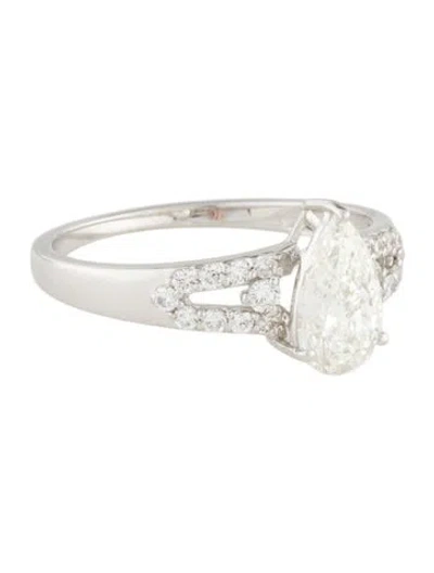 Pre-owned Ring 14k 1.24ctw Lab-grown Diamond Cocktail  In Multi