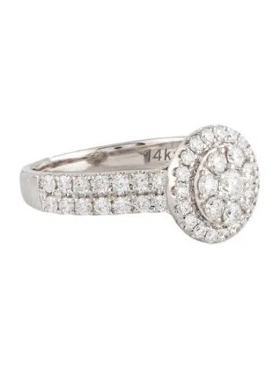 Pre-owned Ring 14k 1.25ctw Diamond Cocktail  In Multi