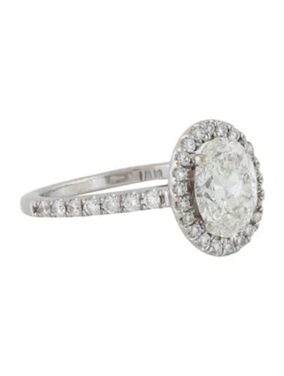 Pre-owned Ring 14k 1.25ctw Diamond Engagement  In Multicolor