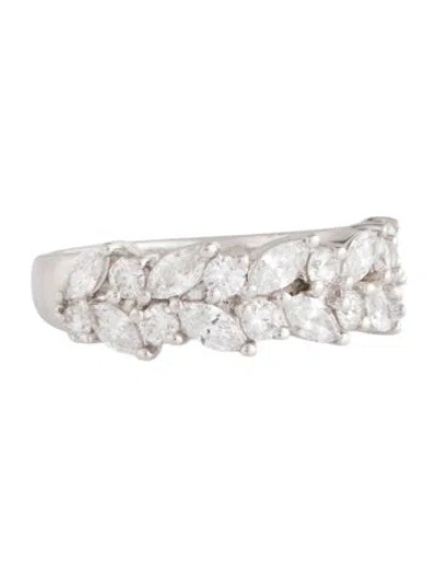 Pre-owned Ring 14k 1.25ctw Lab-grown Diamond Band In Multicolor