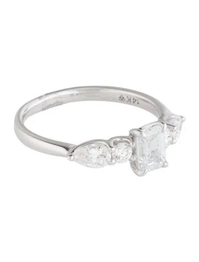Pre-owned Ring 14k 1.25ctw Lab-grown Diamond Engagement  In Multicolor