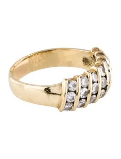 Pre-owned Ring 14k 1.26ctw Diamond Band In Multi