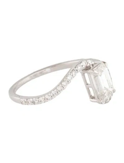 Pre-owned Ring 14k 1.27ctw Lab-grown Diamond Cocktail  In Multi