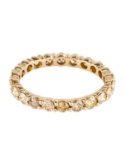 Pre-owned Ring 14k 1.29ctw Diamond Eternity Band In Multi