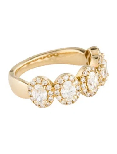 Pre-owned Ring 14k 1.32ctw Diamond Band In Multicolor